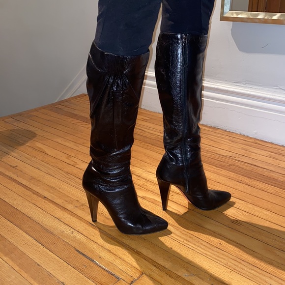 Miu Miu black leather boots - Picture 7 of 8
